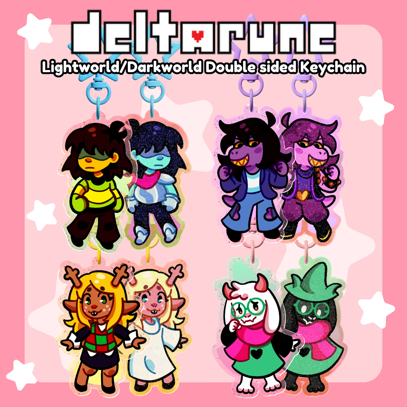 Deltarune Keychains Deltarune Keychains
